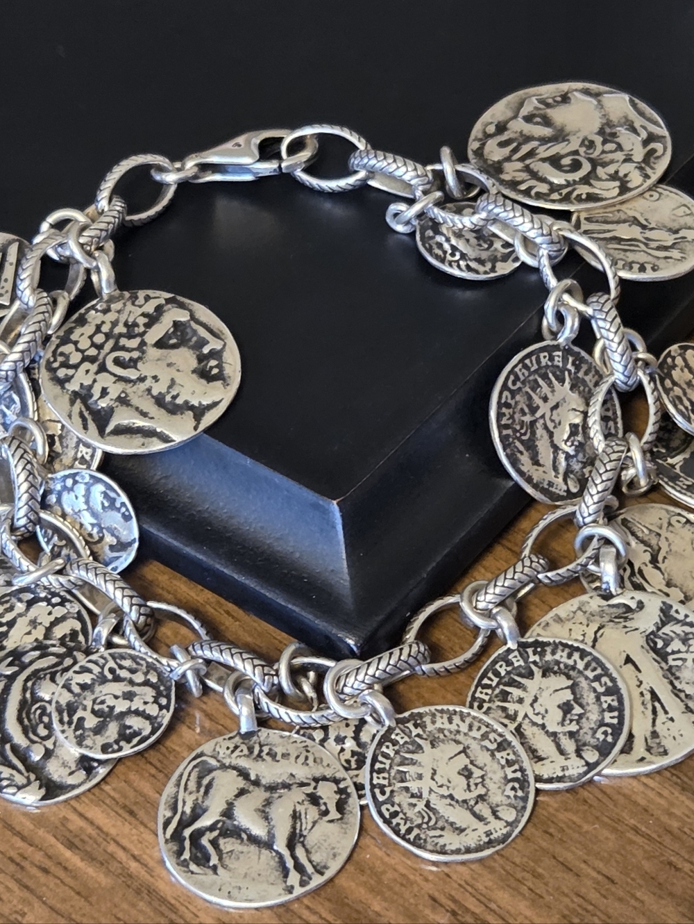 Silpada Sterling Silver Coin Bracelet - Picture 3 of 12